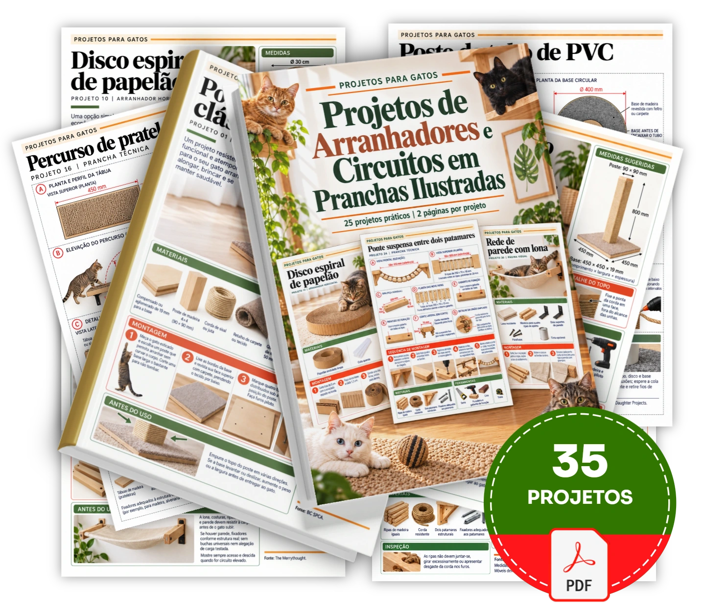 Projetos de Arranhadores e Circuitos em Pranchas Ilustradas